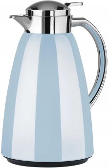 Emsa CAMPO vacuum jug, 1 liter (light blue/stainless steel, QUICK TIP closure)