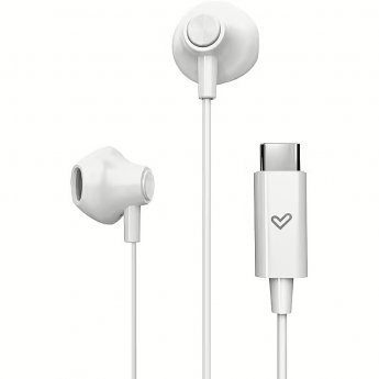 Energy Sistem Wired Earphones | EasyPods Type C | Built-in microphone | USB-C | Snow