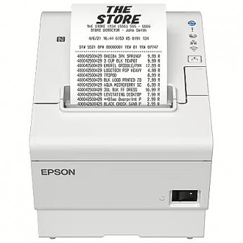Epson TM-T88VII (111): USB ETHERNET SERIAL PS WHITE