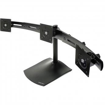 Ergotron DS100 Triple-Monitor Desk Stand, up to 21"