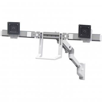 Ergotron HX Dual Monitor Wall Mount Arm, up to 32"