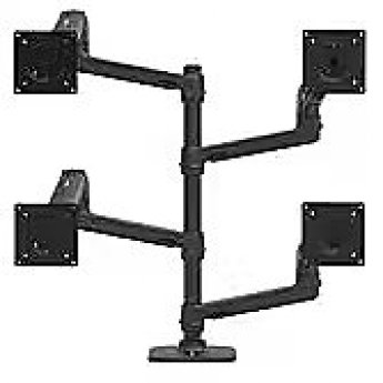 Ergotron LX Quad Stacking Arm Tall Pole