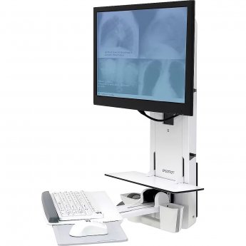 Ergotron StyleView Sit-Stand Vertical Lift with Keyboard & Monitor Mount