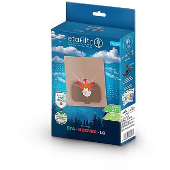 ETA Dust bags for ETA, Hoover, LG vacuum cleaners | ETA0414P | 5 pc(s) | Brown