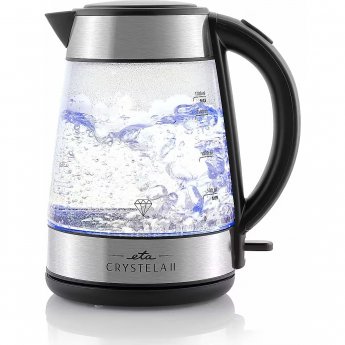 ETA Kettle | Crystela II 1154 90000 | 2200 W | Electric | 1.7 L | Glass | 360° rotational base | Glass