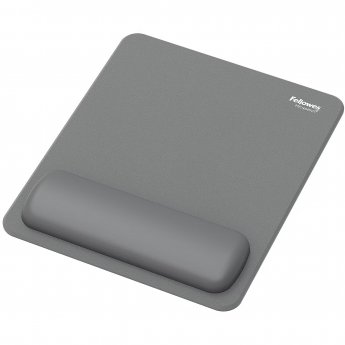 Fellowes Breyta Mouse Pad with Wrist Rest, Grey
