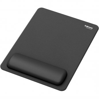 Fellowes Breyta XL Mouse Pad with Wrist Rest, Black