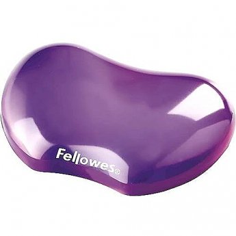 Fellowes Crystal Gel Flex Rest, Purple