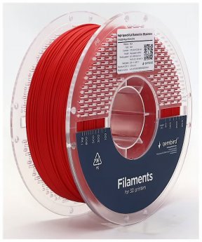 FlashForge High Speed PLA filament, 1.75 mm, 1 kg | 3DP-PLA1.75HY-01-R | PLA filament | Red