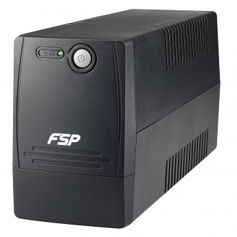 FSP FP 800* 800VA/480W,INPUT VOLTAGE: 110/120VAC OR 220/230/240VAC, INPUT/VOLTAGE RANGE: 162-290VAC, INPUT FREQUENZ 60/50 HZ, 1*12V/9AH, 2*SCHUKO, AVR