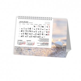 Galda plānotājs 2026.gadam EKO TENT Rudens, piramīdveidīgs ar spirāli