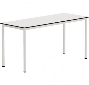 Galds GRAU Line, 150x80 (T2-T3-T4-T5-T6-T8), balts