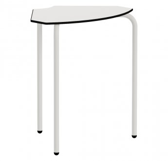 Galds GRAU Petal, 69x50cm (T4-T5-T6), balts
