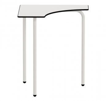 Galds GRAU Sharp, 90x62cm (T4-T5-T6), balts