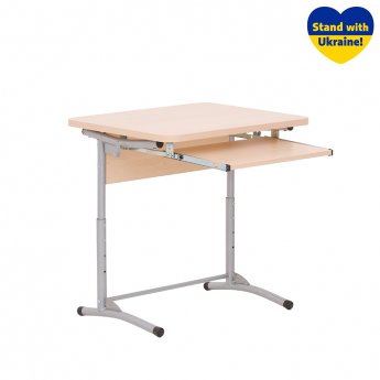 Galds skolniekam NOWY STYL E-172/1 (SL) ALU, 1-vietīgs