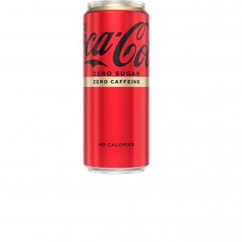 Gāzēts dzēriens COCA COLA Zero Caffeine, bundžā, 0.33l (DEP)
