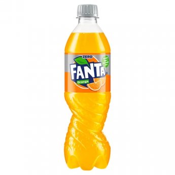 Gāzēts dzēriens FANTA Orange Zero, PET, 0.5l