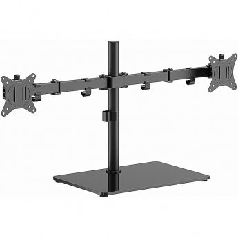 Gembird Dual monitor desk stand, 17-32"
