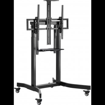 Gembird Motorized height adjustable TV floor stand with caster wheels, 55-100"