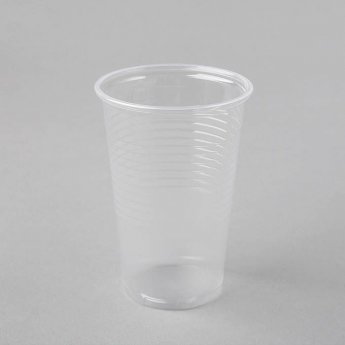 Glāzes 200ml, caurspidīgas, PP, 0.21kg, 100gab