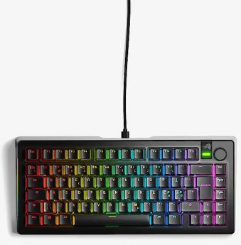 Glorious GMMK 3 Pro 75 % Gaming-Tastatur, Fox Switches - ISO-ND, schwarz