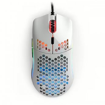 Glorious Pc Gaming Race Model O, Glossy White + Bungee (White), G-Skates