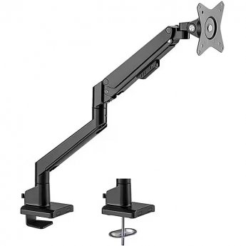 Goobay single monitor mount with gas spring, black, for monitors from 17" - 32" (43 - 81cm)