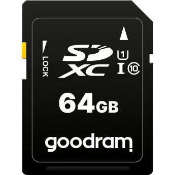 Goodram S1A0, SDXC, 64GB, Class 10, UHS-I