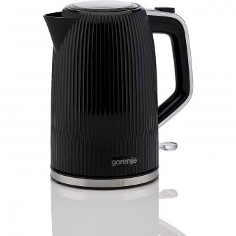 Gorenje K17DPB | Kettle | Electric | 1.7 L | 2200 W | Plastic/Stainless steel | 360° rotational base | Black