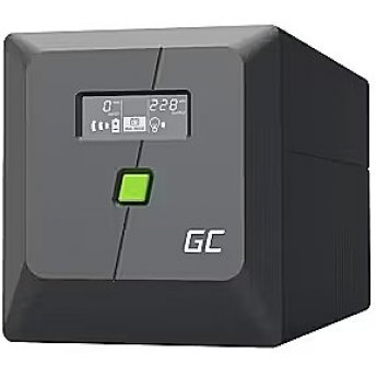 Green Cell Nepārtrauktas barošanas bloks Green Cell PowerProof LCD UPS 750VA 480W USB 2x Schuko + 2x IEC