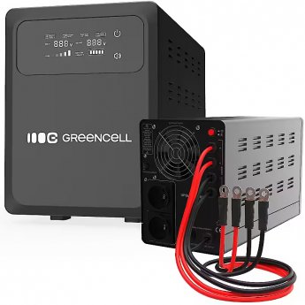 Green Cell UPS AVR PowerCore 1200W/2000VA 24VDC