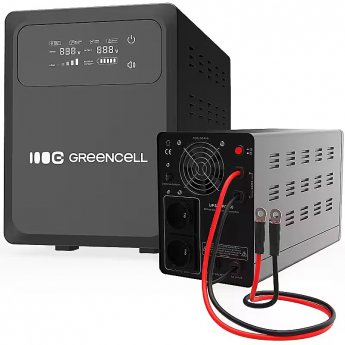 Green Cell UPS AVR PowerCore 500W/800VA 12VDC
