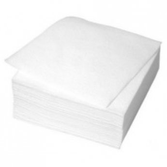Gruine, Papīra galda salvetes, 400 salvetes iepakojumā, 1 slānis, baltas, 24x24cm, 20212