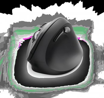 Hama EMW-500, Ergonomic, Wireless, Vertical, Black