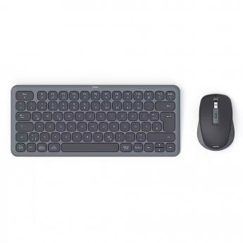 Hama multi device keyboard and mouse set black gre