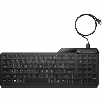 Hewlett Packard 400, Backlit Wired Keyboard, US