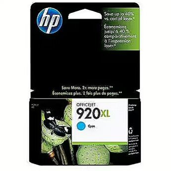 Hewlett Packard 920XL CYAN OFFICEJET INK CARTRIDGE