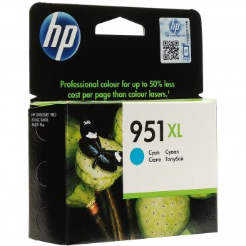 Hewlett Packard 951XL CYAN OFFICEJET INK CARTRIDGE