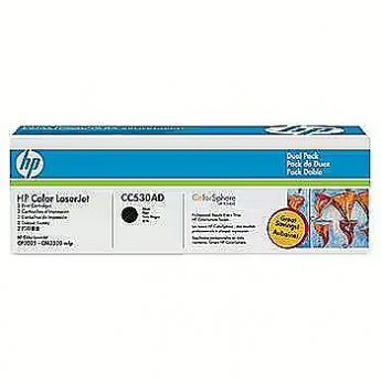 Hewlett Packard COLOR LASERJET CC530A DUAL PACK BLACK