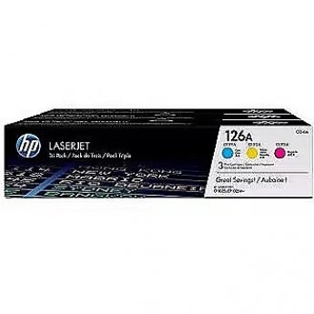 Hewlett Packard HP 126A for Color LaserJet CP1025 series C,Y,M (1.000 pages each)