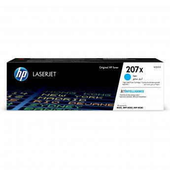 Hewlett Packard HP 207X Cyan LaserJet Toner Cartridge