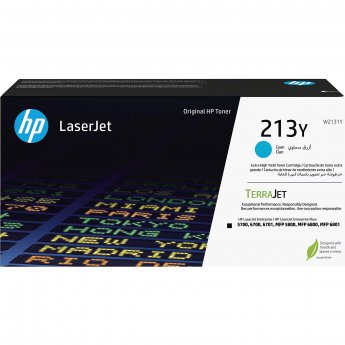 Hewlett Packard HP 213Y CYN ORIGINAL LASERJET TONER CRTG