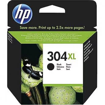 Hewlett Packard HP 304XL Black Original Ink Cartridge (300 pages)