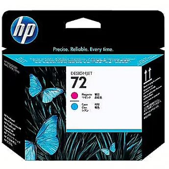 Hewlett Packard HP 72 Printhead magenta and cyan Vivera