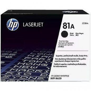 Hewlett Packard HP 81A Black Toner LJ Enterprise MFP M63