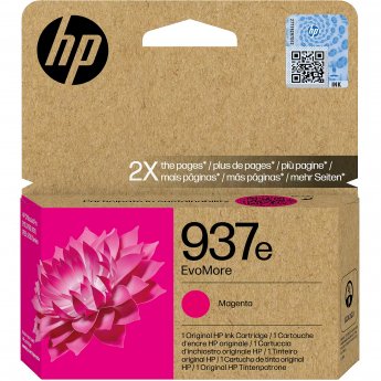 Hewlett Packard HP 937E EVOMORE MAGENTA EN/FR/IT/PT/ES INK CARTRIDGE