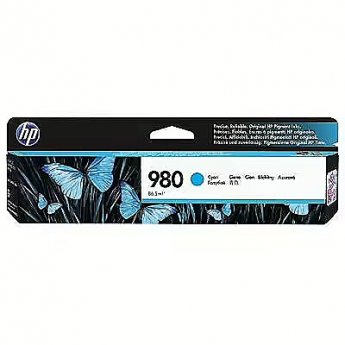 Hewlett Packard HP 980 Cyan Ink Office jet Enterprise