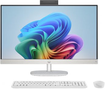 Hewlett Packard HP AiO 27-ct2004nw Ryzen AI 5 330 27.0"FHD IPS 300nits AG 16GB DDR5 5600 SSD512 Radeon 820M Cam1080p+IR Win11 Shell White/Light Gray 2Y