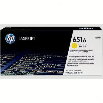 Hewlett Packard HP Toner 651A yellow HV