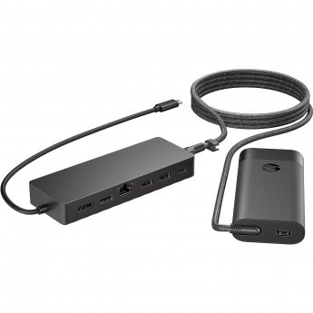 Hewlett Packard HP UNIVERSAL USB-C HUB AND LAPTOP CHARGER COMBO